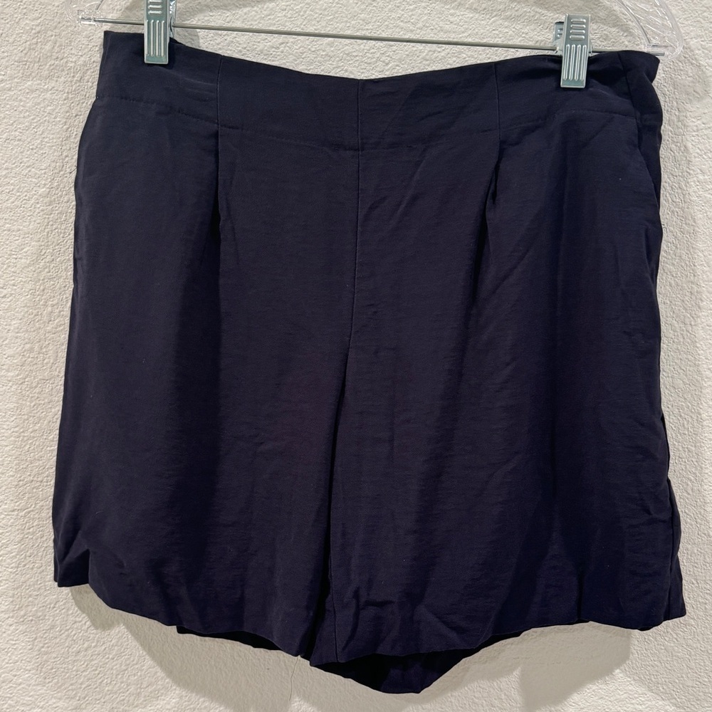 LOFT Dark Navy Blue Trouser Dress Shorts Size Small